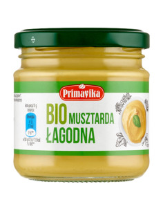 MUSZTARDA ŁAGODNA BIO 170 g - PRIMAVIKA