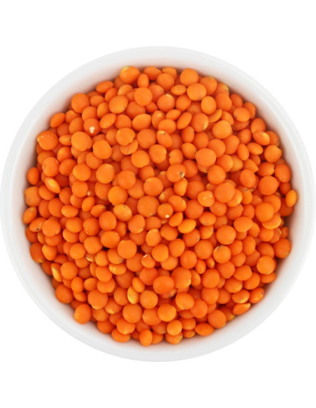 SOCZEWICA CZERWONA BIO (SUROWIEC) (25 kg)