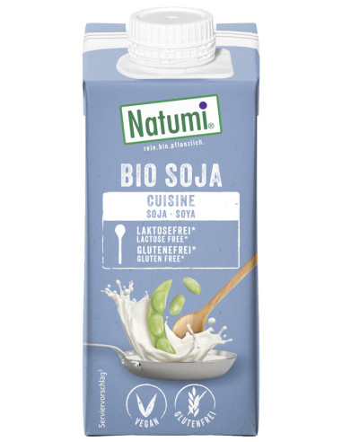 KREM SOJOWY DO GOTOWANIA I PIECZENIA BEZGLUTENOWY BIO 200 ml - NATUMI