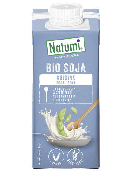 KREM SOJOWY DO GOTOWANIA I PIECZENIA BEZGLUTENOWY BIO 200 ml - NATUMI