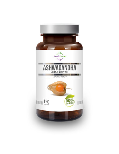 ASHWAGANDHA EKSTRAKT (500 mg) 120 KAPSUŁEK - SOUL FARM