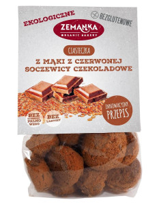 CIASTKA SOCZEWICOWE CZEKOLADOWE BEZGLUTENOWE BIO 100 g - ZEMANKA