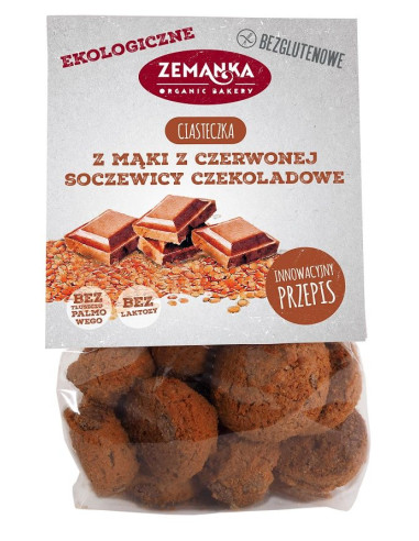 CIASTKA SOCZEWICOWE CZEKOLADOWE BEZGLUTENOWE BIO 100 g - ZEMANKA