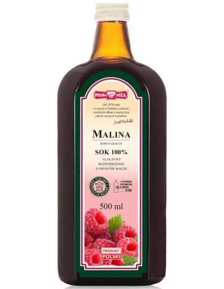 SOK Z MALIN NFC 500 ml - POLSKA RÓŻA