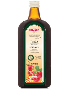 SOK Z RÓŻY NFC 500 ml - POLSKA RÓŻA