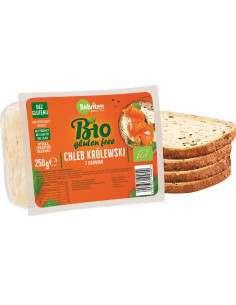CHLEB KRÓLEWSKI Z ZIARNAMI KROJONY BEZGLUTENOWY BIO 250 g - BALVITEN 2