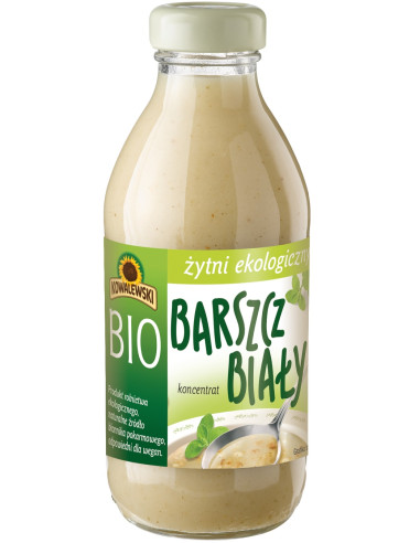 BARSZCZ BIAŁY ŻYTNI KONCENTRAT BIO 320 ml - KOWALEWSKI