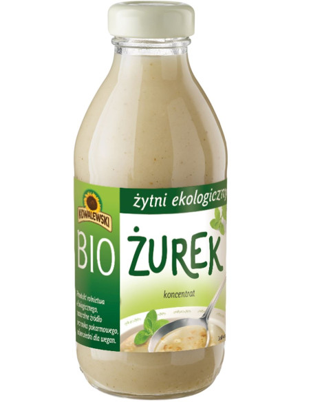 ŻUREK ŻYTNI KONCENTRAT BIO 320 ml - KOWALEWSKI