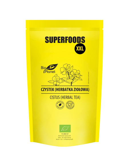 CZYSTEK (HERBATKA ZIOŁOWA) BIO 150 g - BIO PLANET SUPERFOODS