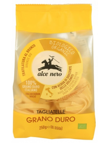MAKARON (SEMOLINOWY) GNIAZDA TAGLIATELLE BIO 250 g - ALCE NERO