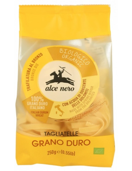 MAKARON (SEMOLINOWY) GNIAZDA TAGLIATELLE BIO 250 g - ALCE NERO