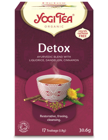 HERBATKA DETOX BIO (17 x 1,8 g) 30,6 g - YOGI TEA