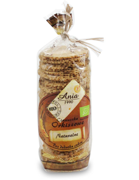 CIASTKA ORKISZOWE NATURALNE BEZ DODATKU CUKRÓW BIO 120 g - BIO ANIA