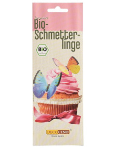 DEKORACYJNE MOTYLE WAFLOWE 3D BIO (6 szt.) 2 g - DECOCINO (PRODUKT SEZONOWY)