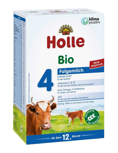 MLEKO KROWIE 4 OD 1 ROKU ŻYCIA BIO 600 g - HOLLE