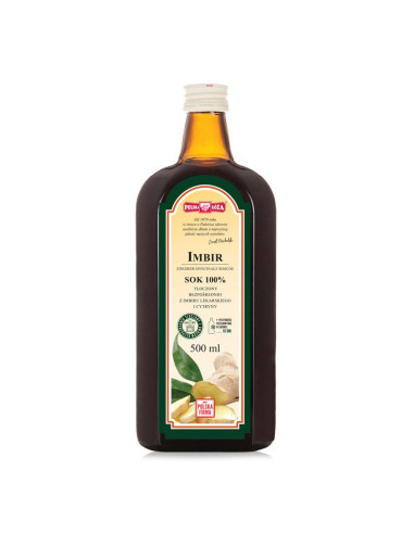 SOK Z IMBIRU I CYTRYNY NFC 500 ml - POLSKA RÓŻA