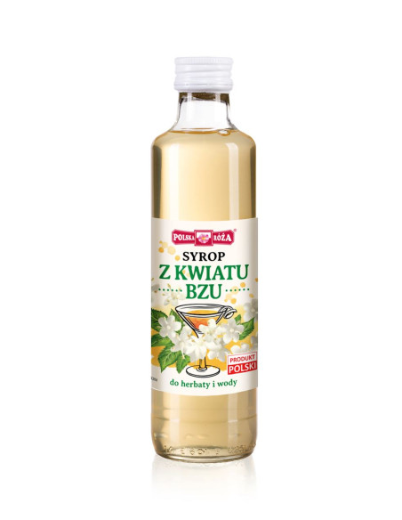 SYROP Z KWIATÓW CZARNEGO BZU 250 ml - POLSKA RÓŻA