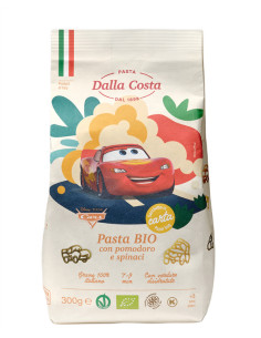 MAKARON (SEMOLINOWY TRÓJKOLOROWY) DISNEY AUTA BIO 300 g - DALLA COSTA