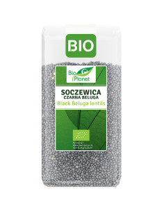 SOCZEWICA CZARNA BELUGA BIO 400 g - BIO PLANET