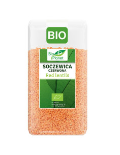 SOCZEWICA CZERWONA BIO 400 g - BIO PLANET