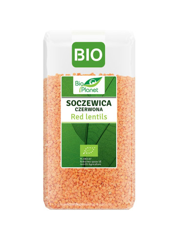 SOCZEWICA CZERWONA BIO 400 g - BIO PLANET