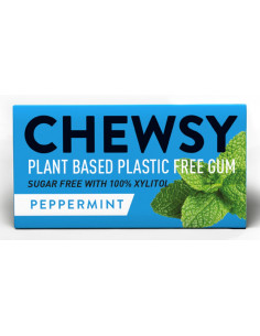 GUMA DO ŻUCIA Z KSYLITOLEM O SMAKU MIĘTY PIEPRZOWEJ (10 szt.) 15 g  - CHEWSY