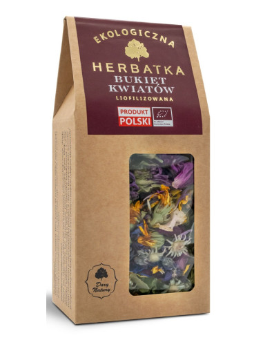 HERBATKA LIOFILIZOWANA BUKIET KWIATÓW BIO 15 g - DARY NATURY