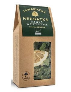 HERBATKA LIOFILIZOWANA MIĘTA Z CYTRYNĄ BIO 25 g - DARY NATURY