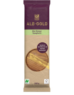 MAKARON (ORKISZOWY) SPAGHETTI BIO 500 g - ALB-GOLD