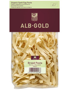 MAKARON (ORKISZOWY JAJECZNY) WSTĄŻKI BIO 250 g - ALB-GOLD