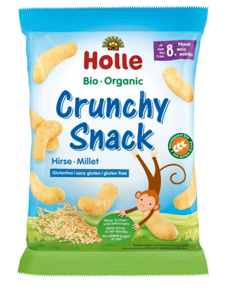 CHRUPKI JAGLANE BEZ DODATKU CUKRÓW BEZGLUTENOWE OD 8 MIESIĄCA BIO 25 g - HOLLE