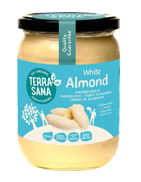 KREM Z MIGDAŁÓW BLANSZOWANYCH 100 % BIO 500 g - TERRASANA