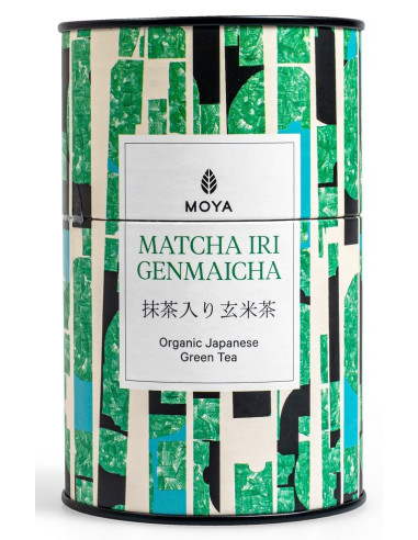 HERBATA ZIELONA MATCHA IRI GENMAICHA JAPOŃSKA BIO 60 g - MOYA MATCHA