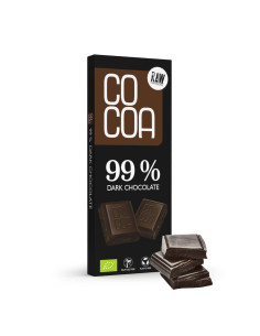 CZEKOLADA GORZKA 99 % BIO 40 g - COCOA