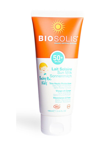 MLECZKO PRZECIWSŁONECZNE DLA DZIECI SPF 50+ ECO 100 ml - BIOSOLIS (PRODUKT SEZONOWY)