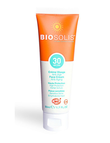KREM PRZECIWSŁONECZNY DO TWARZY PRZECIWZMARSZCZKOWY SPF 30 ECO 50 ml - BIOSOLIS (PRODUKT SEZONOWY)