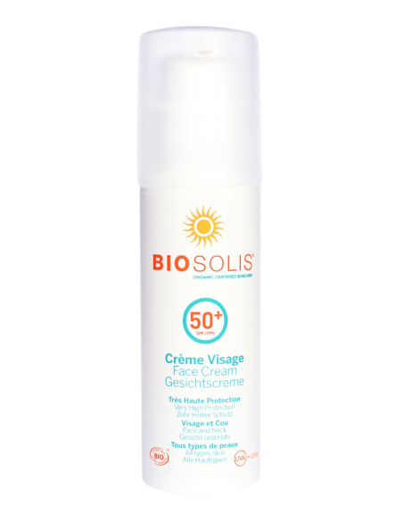 KREM PRZECIWSŁONECZNY DO TWARZY SPF 50+ ECO 50 ml - BIOSOLIS (PRODUKT SEZONOWY)