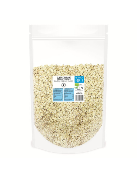 PŁATKI OWSIANE BEZGLUTENOWE BIO 3 kg - HORECA (BIO PLANET)