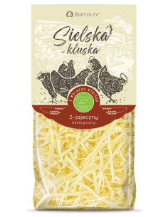 MAKARON (2-JAJECZNY SEMOLINOWY) KRAJANKA BIO 250 g - BARTOLINI (SIELSKA KLUSKA)