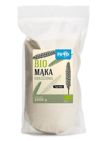 MĄKA ORKISZOWA TYP 650 BIO 1 kg - NIRO