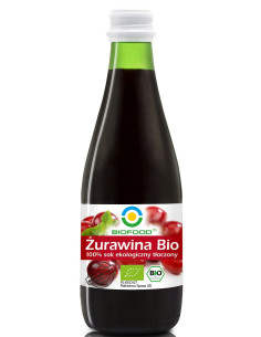SOK Z ŻURAWINY NFC BEZGLUTENOWY BIO 300 ml - BIOFOOD