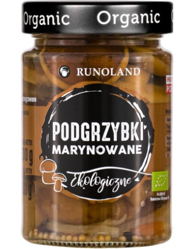 PODGRZYBEK MARYNOWANY BIO 300 g (180 g) - RUNOLAND