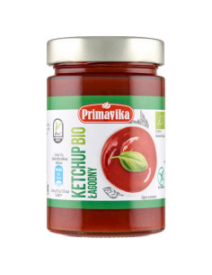 KETCHUP ŁAGODNY BEZGLUTENOWY BIO 315 g - PRIMAVIKA