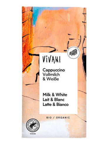 CZEKOLADA O SMAKU CAPPUCCINO BIO 100 g - VIVANI