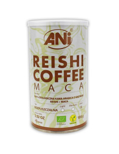 KAWA ROZPUSZCZALNA ARABICA Z REISHI I MACA BIO 100 g - ANI