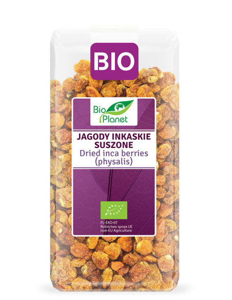 JAGODY INKASKIE SUSZONE BIO 400 g - BIO PLANET