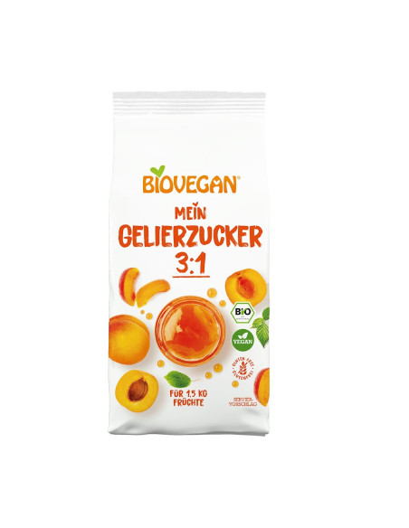CUKIER ŻELUJĄCY 3:1 BEZGLUTENOWY BIO 500 g - BIOVEGAN (PRODUKT SEZONOWY)