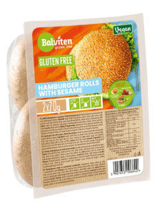 BUŁKI DO HAMBURGERÓW Z SEZAMEM BEZGLUTENOWE (2 szt.) 140 g - BALVITEN 2