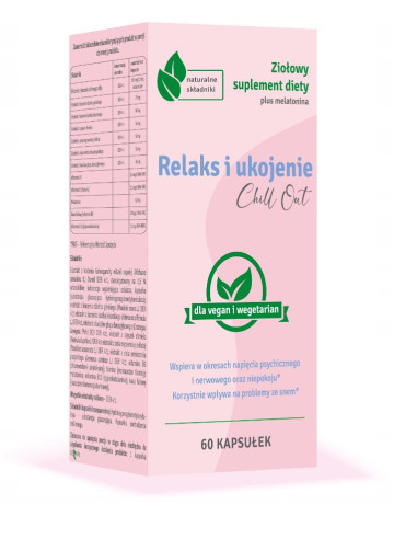 KAPSUŁKI NA RELAKS I USPOKOJENIE 60 szt. - PASOLEQ (CHILL OUT)