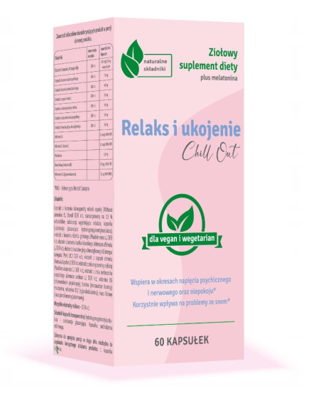KAPSUŁKI NA RELAKS I USPOKOJENIE 60 szt. - PASOLEQ (CHILL OUT)